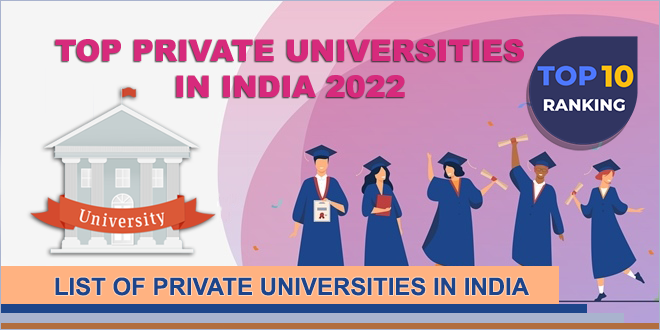 top-private-universities-in-india-2022